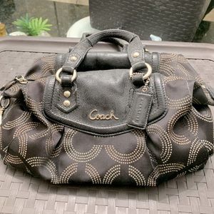 Coach purse, authentic black coach bag